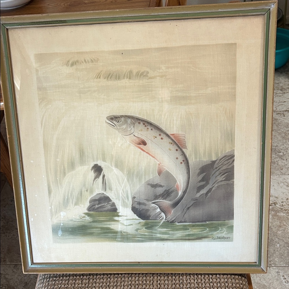 Framed Fish Art Print by Nasharr